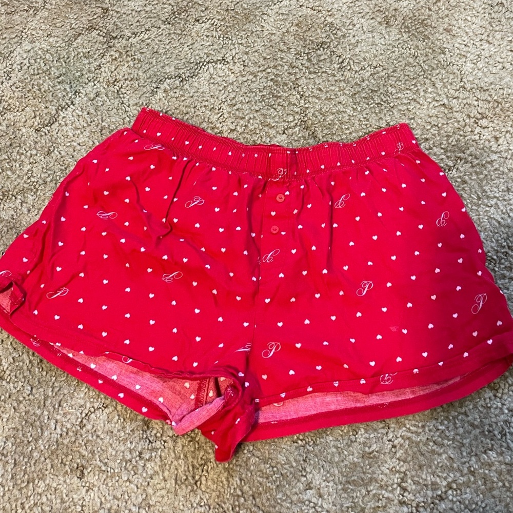 PINK Victoria's Secret Red Heart Shorts
